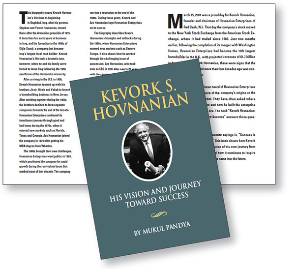 Showcase: Kevork S. Hovnanian: His Vision and Journey Toward Success