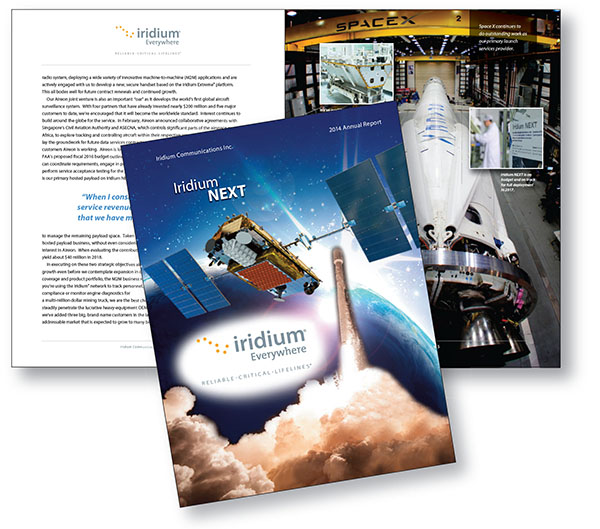 Showcase: Iridium Communications Inc. 2014 Annual Report